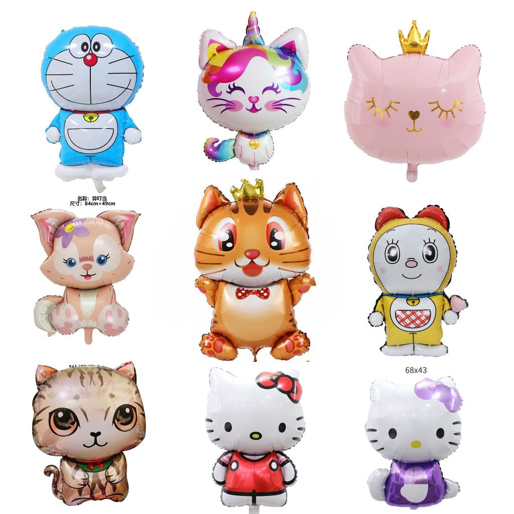 Set of Decorative Balls in the Shape of Hello Kitty Cat