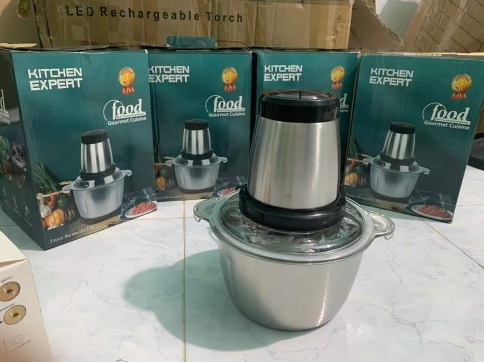 máy xay thịt cối inoX 2 LÍT