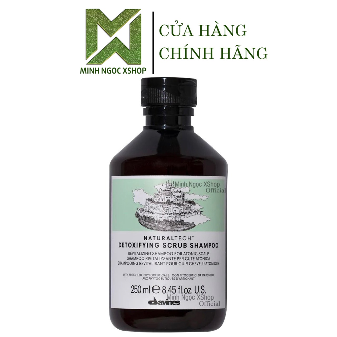 Dầu gội thải độc, thanh lọc sâu Davines Detoxifying Scrub 250ML
