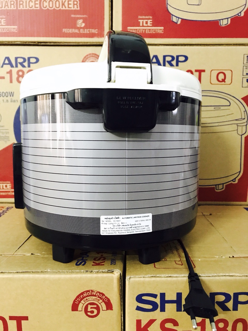 Nồi cơm điện SHARP KS-1800T 1,8 lít (Nhập khẩu nguyên chiếc)