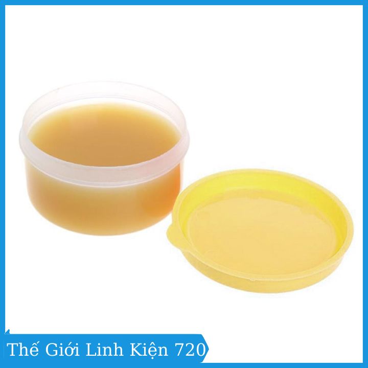 Mỡ hàn thiếc hỗ trợ hàn mạch điện tử Soldering Paste, màu vàng vệ sinh, làm bóng mối hàn