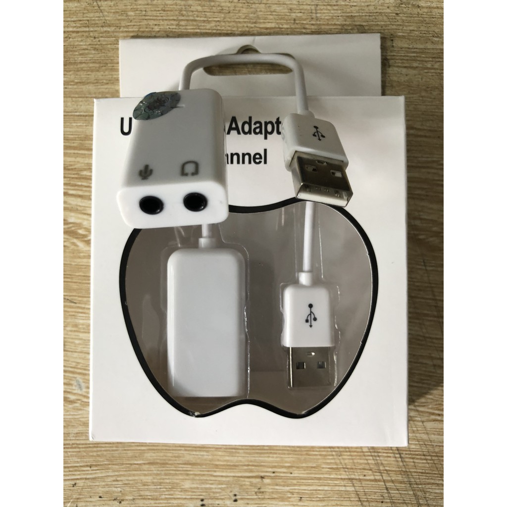 Cáp chuyển đổi usb sang sound 7.1 và míc