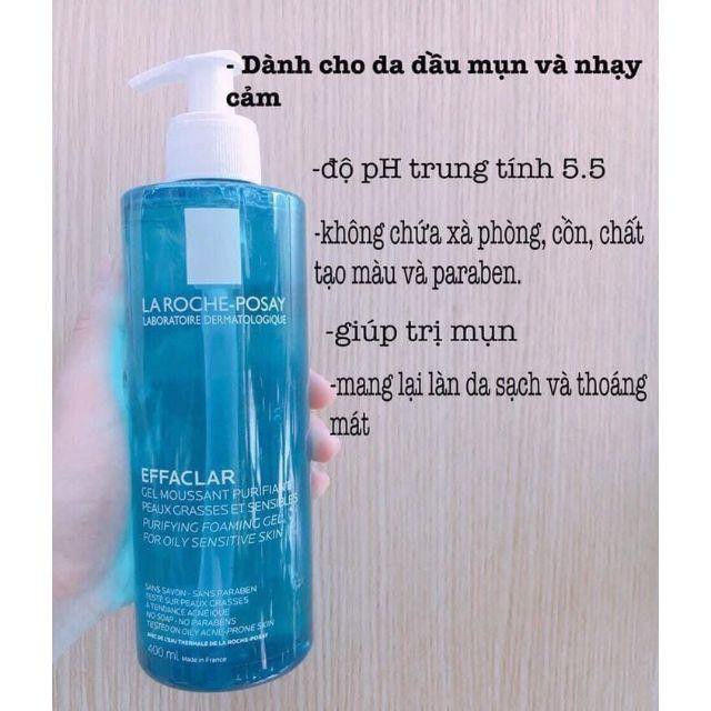 LAROCHE POSAY - SỮA RỬA MẶT LAROCHE POSAY 400ml