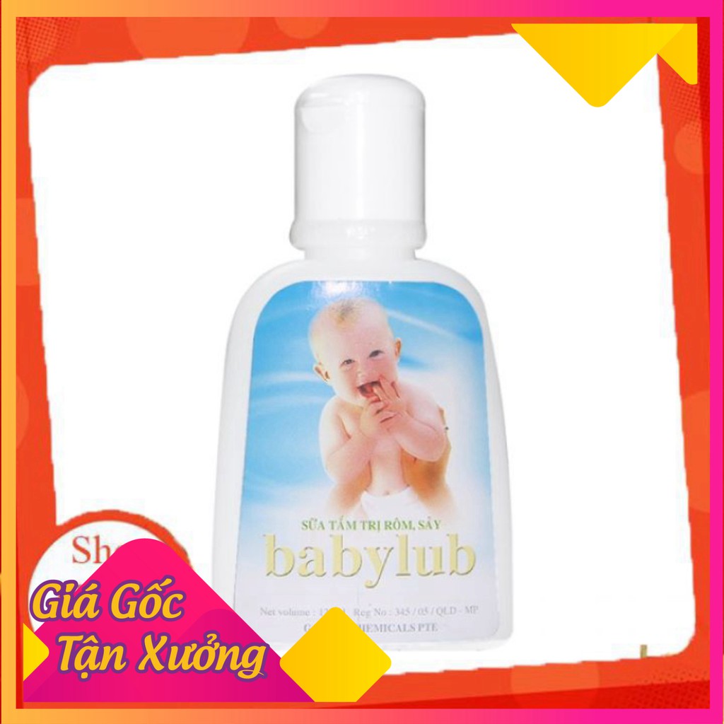 Sữa tắm rôm sảy Babylub - 125ml