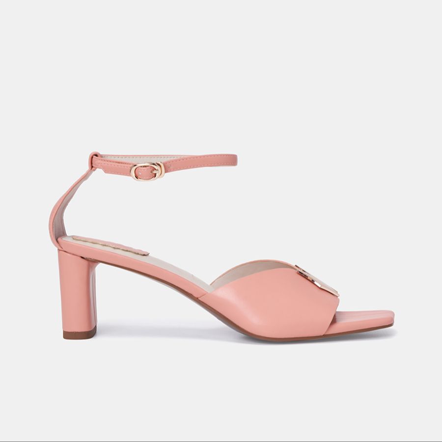 Giày Sandal Nữ 7cm thời Trang JUNO Phối Khoá Trang Trí SD07097