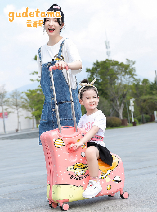 Vali trứng hồng đĩa bay 20/24 inch
