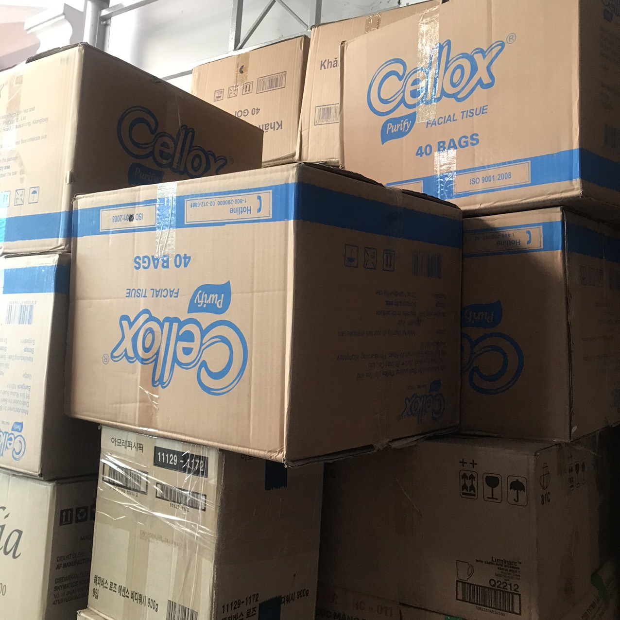 KHĂN GIẤY RÚT CELLOX 260 TỜ 250G/ GÓI