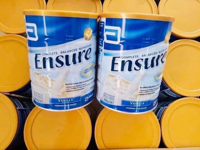 Sữa ensure Úc hộp 850 gram cao cấp