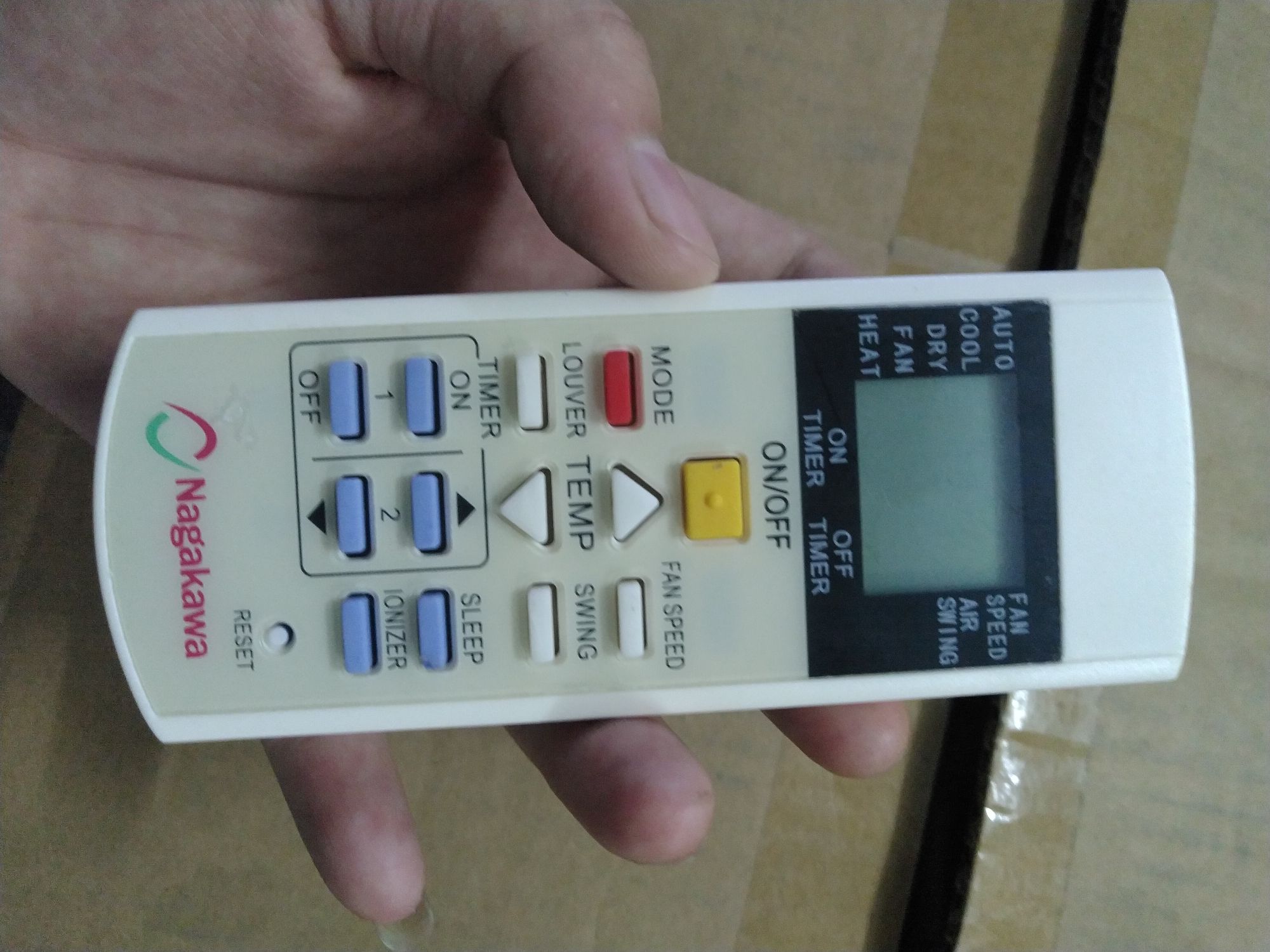 [HCM]remote điều khiển máy lạnh nagakawa