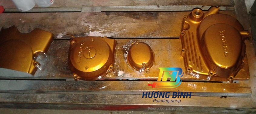 Sơn xịt Samurai màu Đồng - EP41 (400ml) (có khả năng kháng xăng A92, A95)
