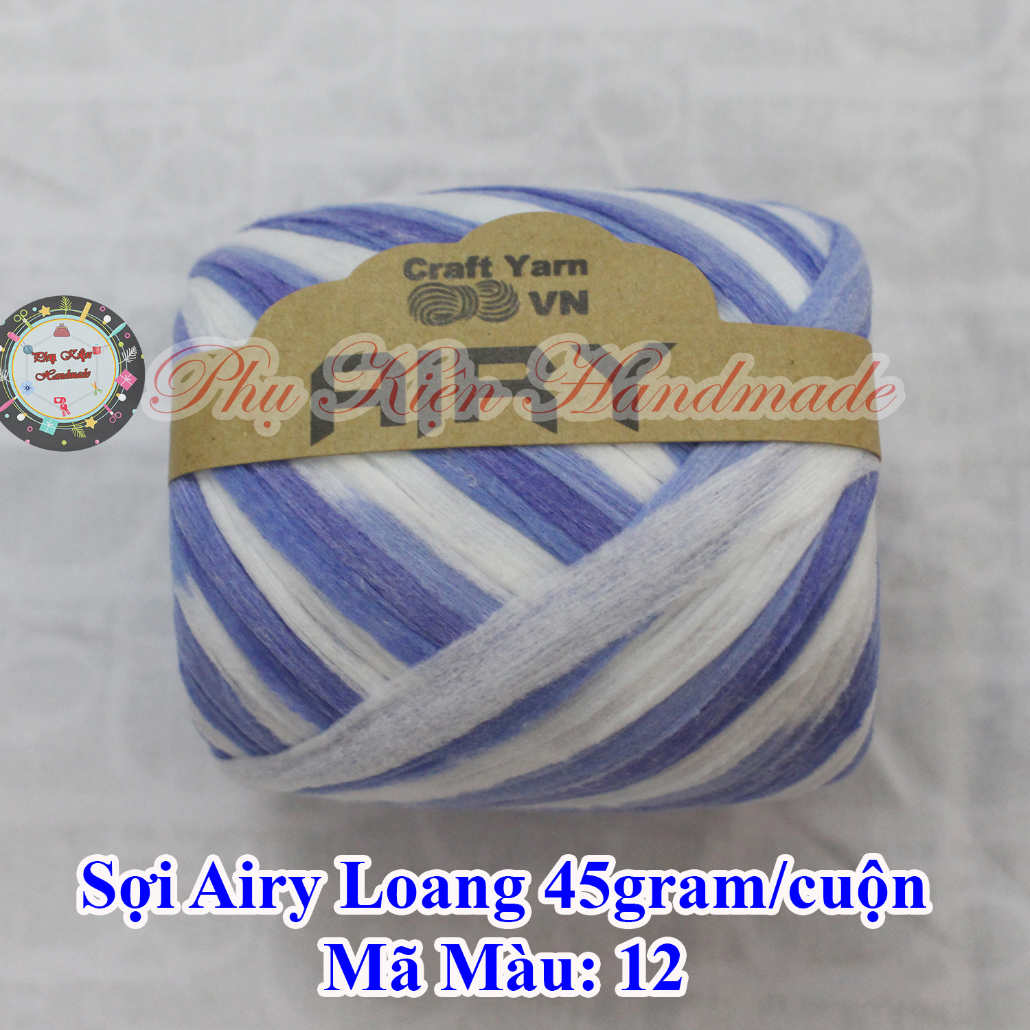 Sợi Airy loang 40gram/ cuộn