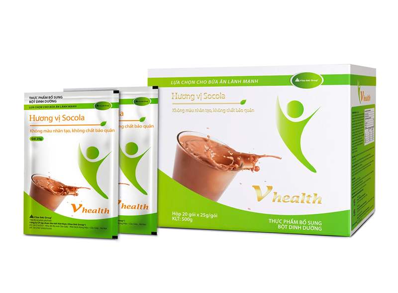 THỰC PHẨM BỔ SUNG BỘT DINH DƯỠNG VHEALTH (VỊ SOCOLA)