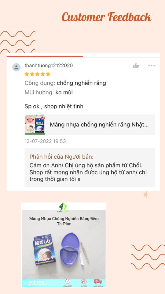 Máng chống nghiến răng đêm TO-PLAN Nhật Bản mới