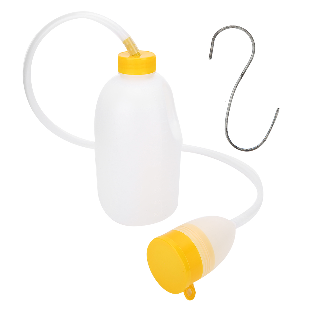 PVC 1700ml Portable Home Male Pee Bottle Urine Collector Storage With 