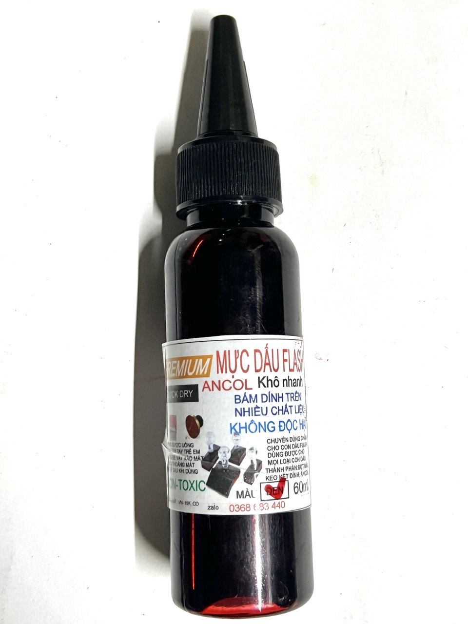 MỰC ĐÓNG DẤU FLASH LỌ 50 - 60ML
