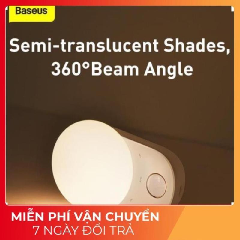 Đèn Cảm ứng chuyển động Tự Bật Sáng thông minh Baseus Full Moon Human Body Induction Night Light DGFM-02