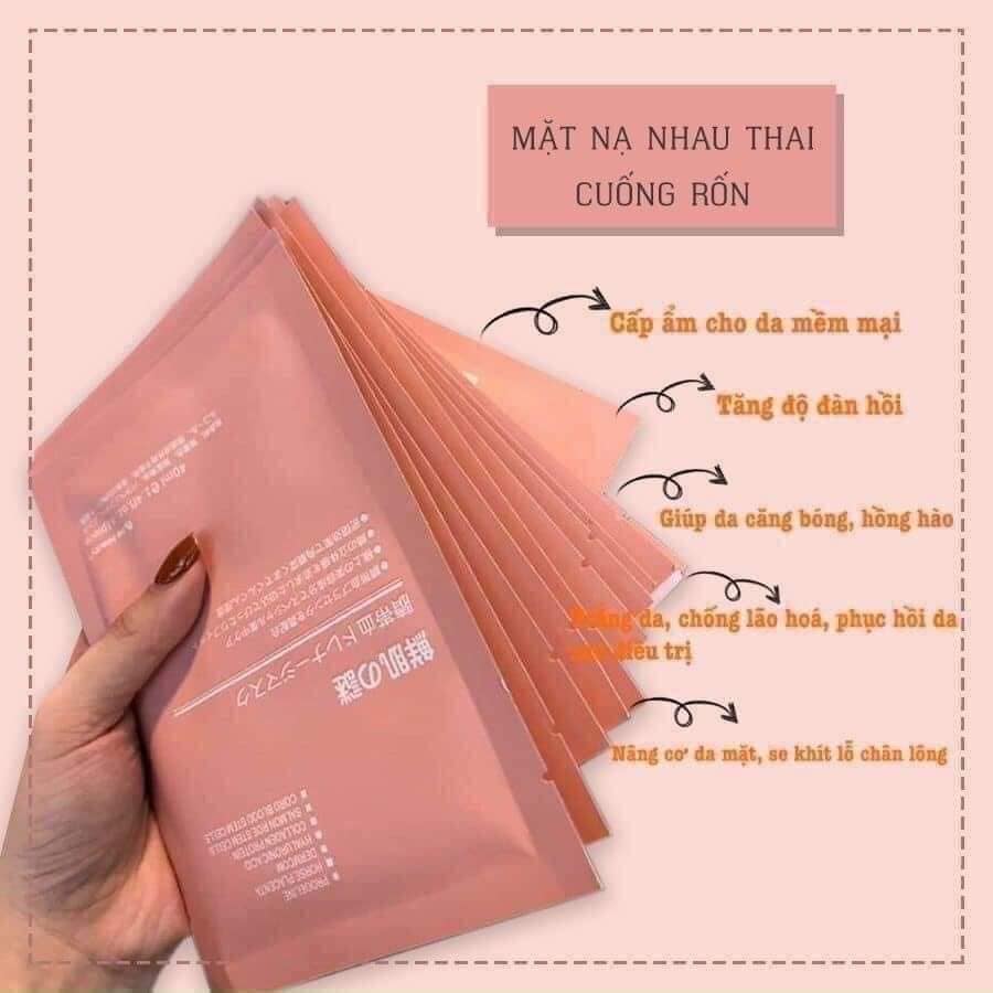 Mặt nạ nhau thai cuốn rốn Nhật Bản