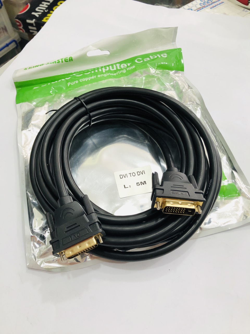 Cáp DVI 2 đầu DVI 24+1 Kingmaster dài 5m (KM039)