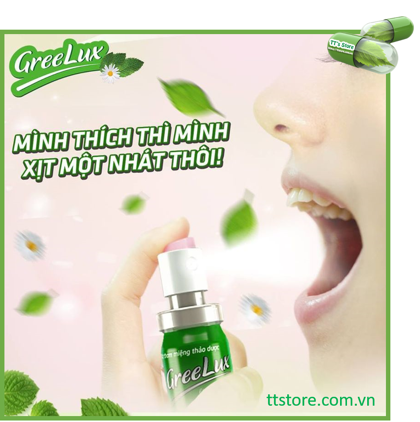 [HCM]Xịt Thơm Miệng Thảo Dược GREELUX [Chai 12ml] Extra Cool / Fresh Mint Cool [Grelux greenlux greelus]