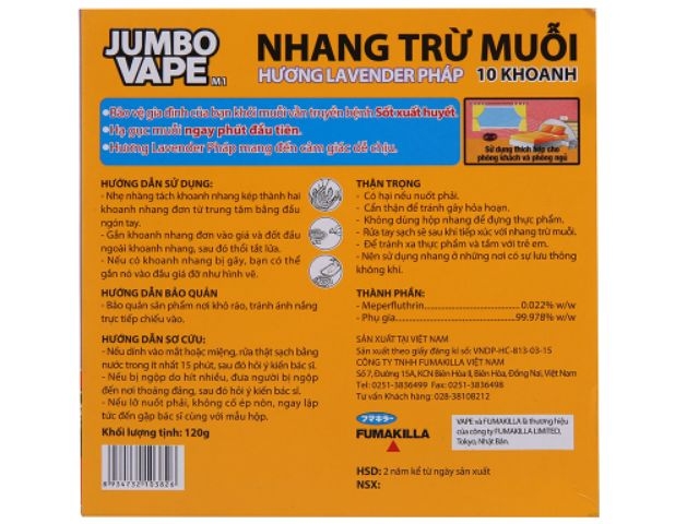 Nhang muỗi JUMBO