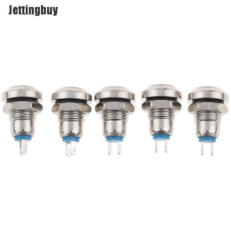 Jettingbuy 8mm mini metal push reset button switch on off high head switch push button