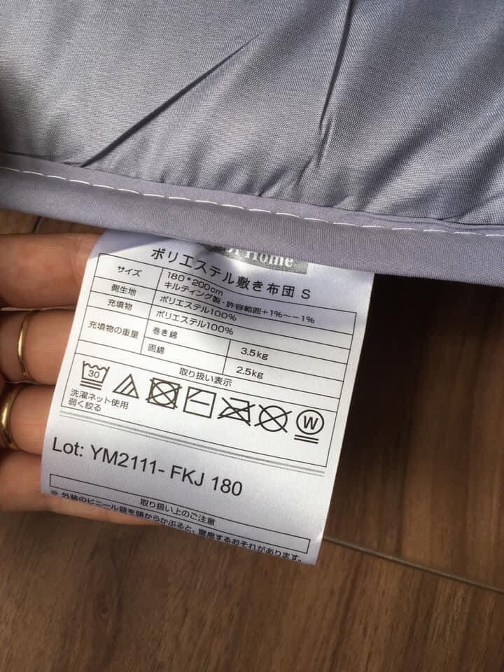 [HCM] Nệm Topper Đàn hồi Kiểu Nhật chính hãng