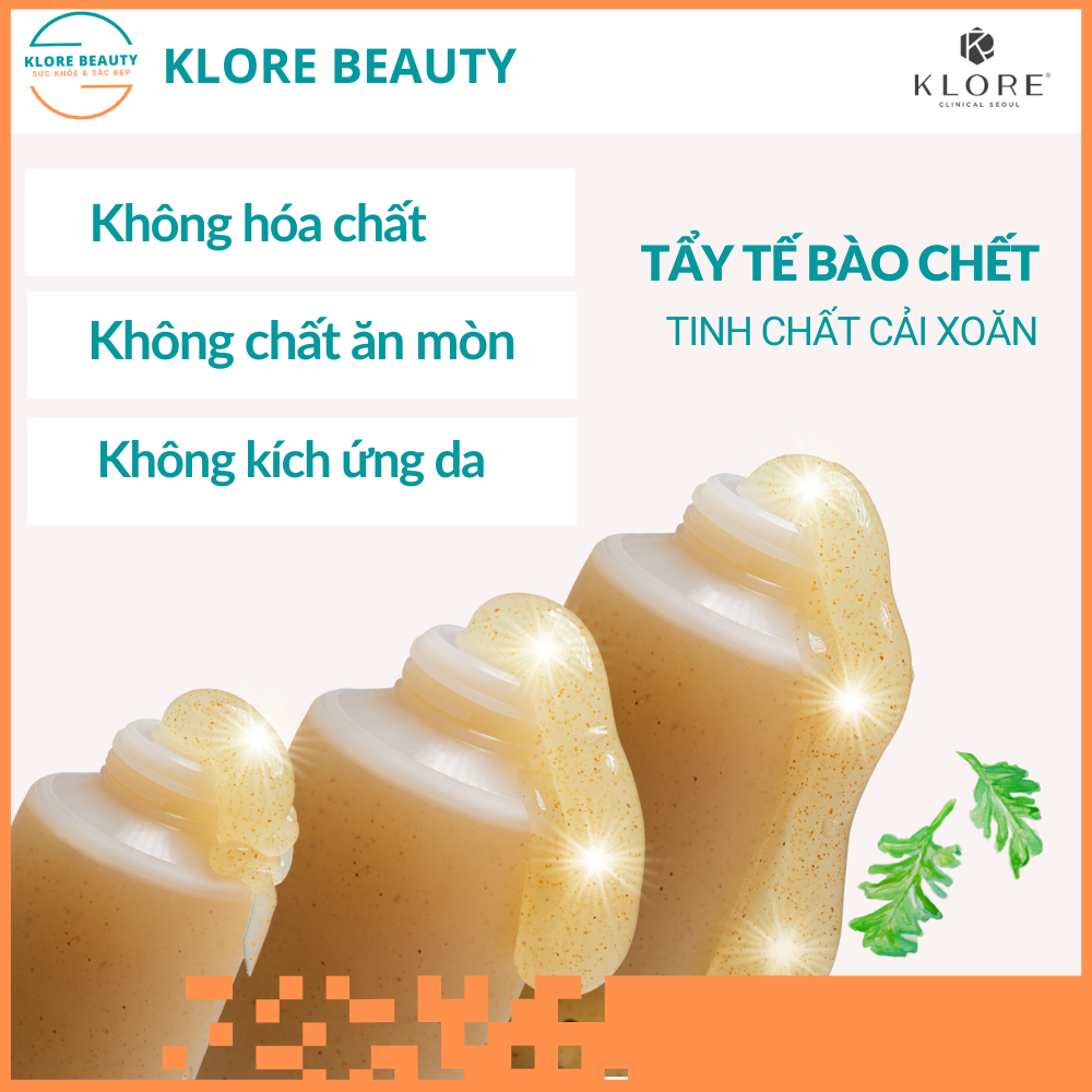 tẩy tế bào chết klore beauty