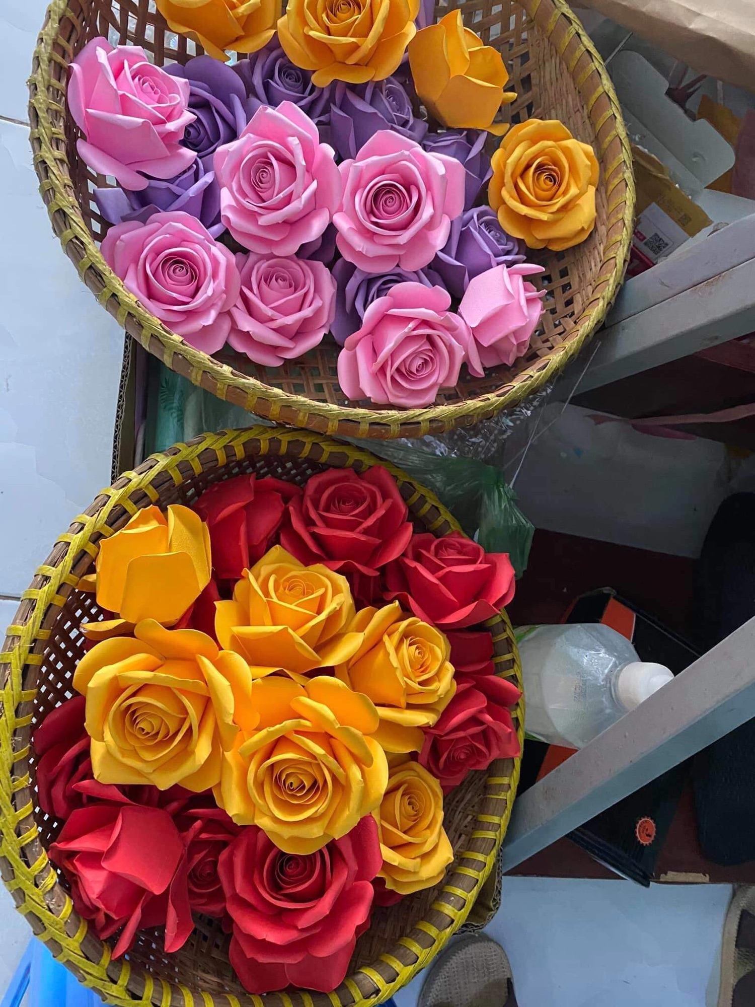 Bó hoa hồng mỹ thuật