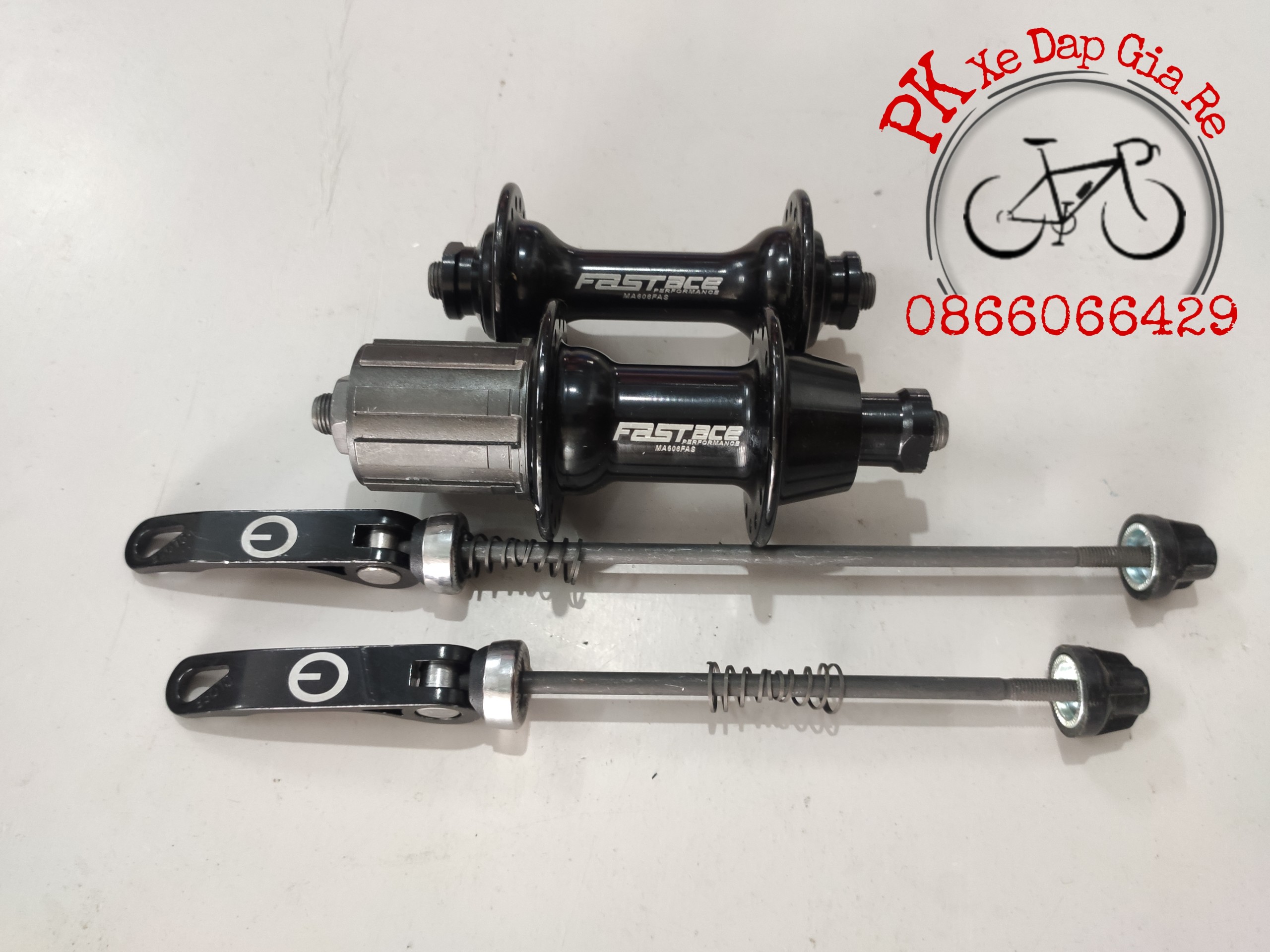 Bộ đùm, moayo nhôm fastace líp thả 24/28 lỗ, đùm fastace chạy bạc đạn sử dụng líp thả 8-9-10 tốc độ