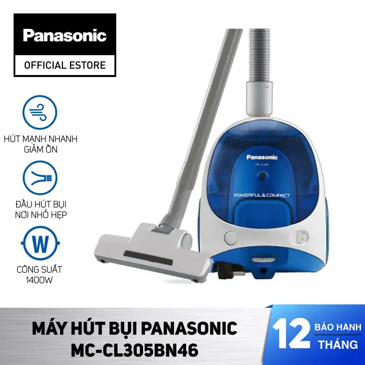 Máy Hút Bụi Panasonic MC-CL305BN46 - Công suất 1400W - Hộp bụi 0.6L - Bảo  Hành 12 Tháng - Hàng Chính Hãng | Lazada.vn