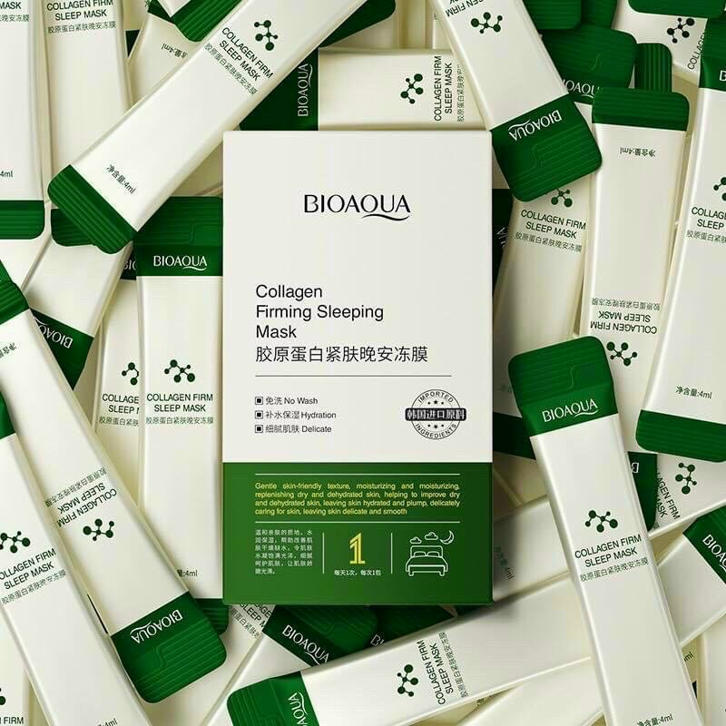 Mặt nạ ngủ thạch collagen BIOAQUA