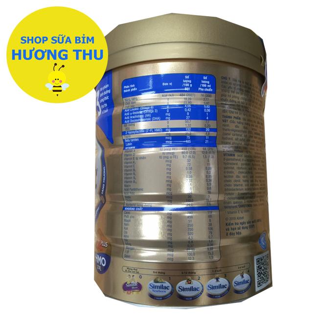 Sữa bột Similac Eye-Q 3 HMO 900g Gold Label (dành cho Bé từ 1-2 tuổi)