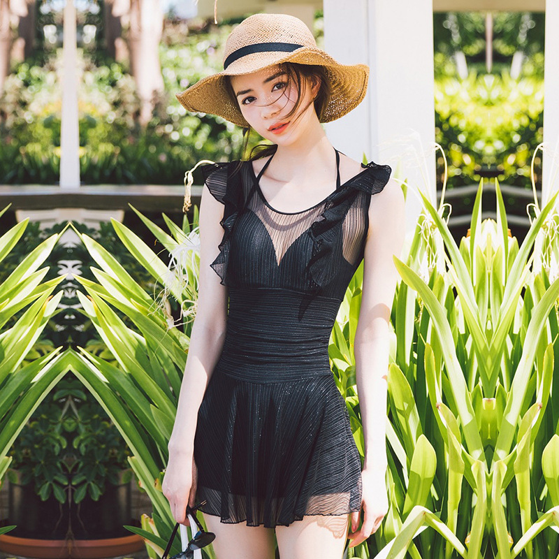 Bikini 1 mảnh dạng váy đẹp tôn dáng (DR) - Đồ bơi nữ có gọng (T041)
