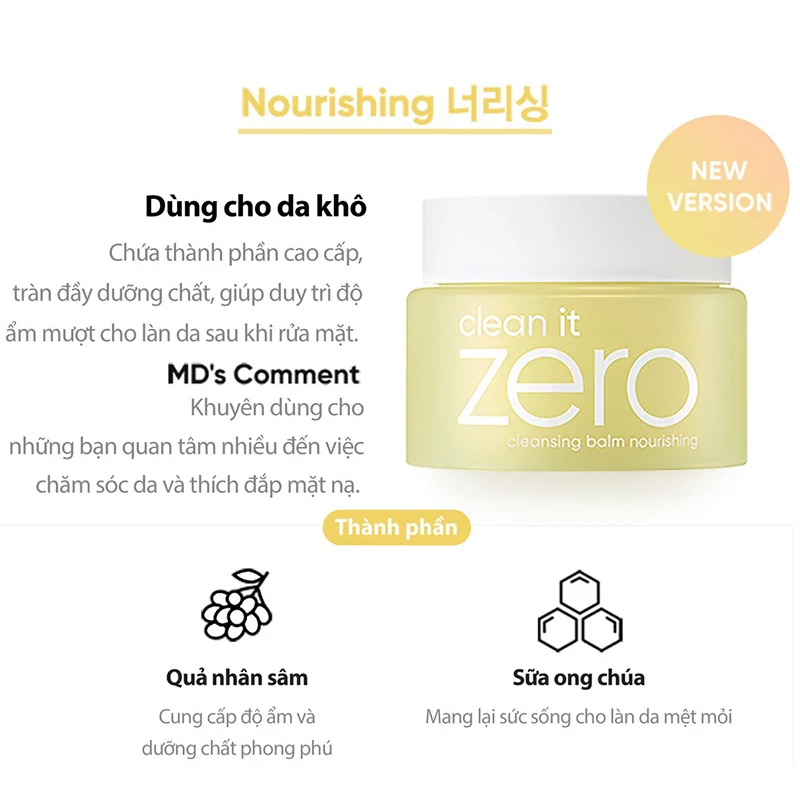 Sáp Tẩy Trang Banila Co Clean It Zero Cleansing Balm 100ml