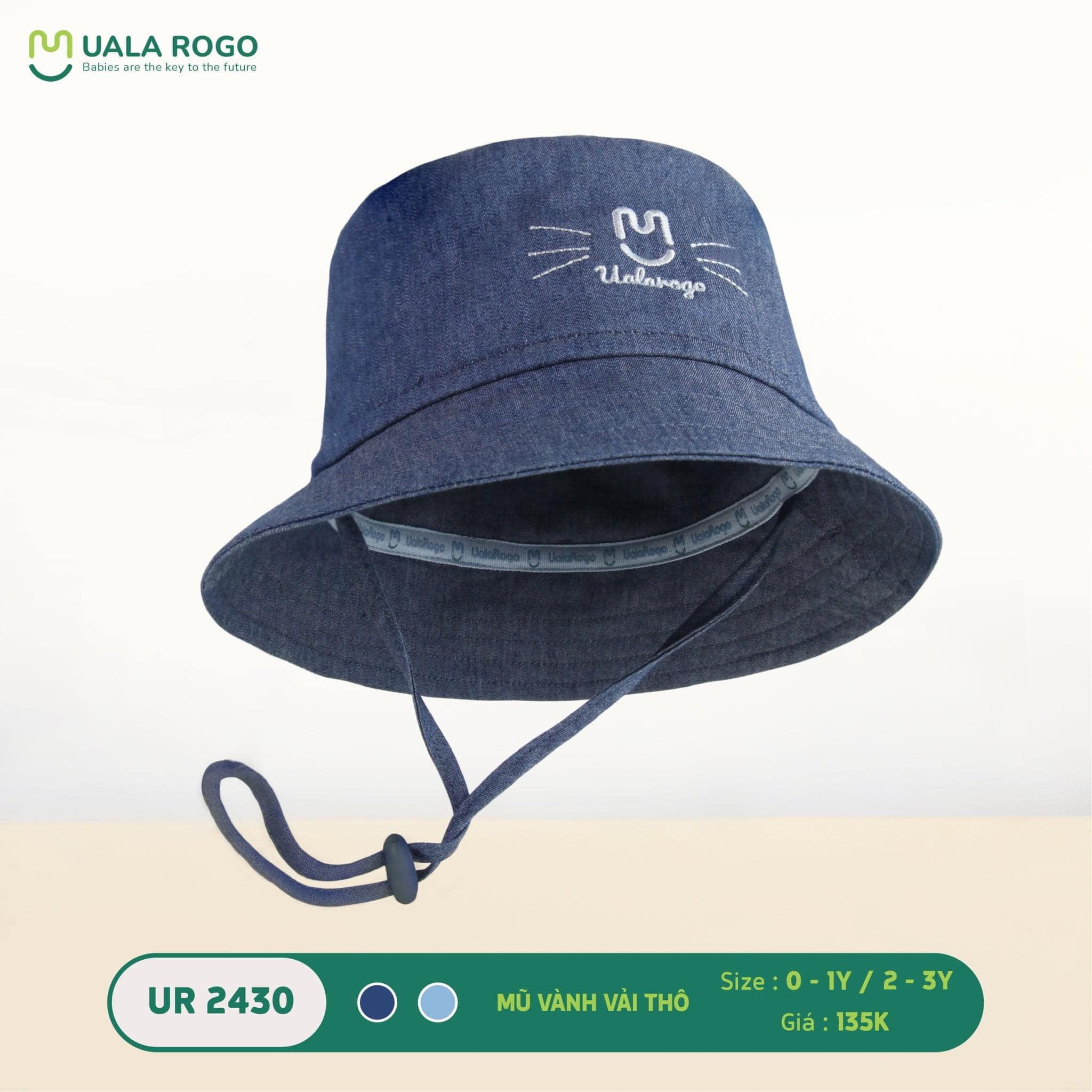 UR2430 - Mũ vành vải thô UalaRogo