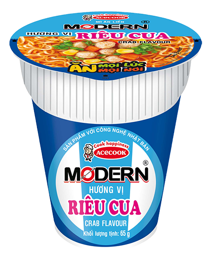 Mì ly modern thương hiệu acecook vị lẩu thái tôm 65g