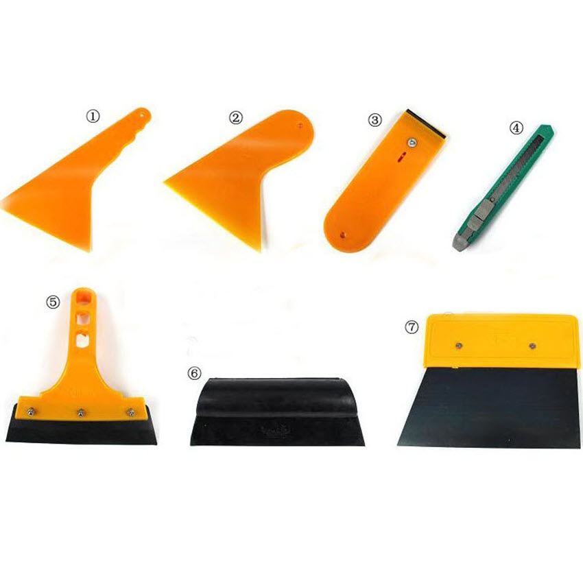 Bộ dụng cụ dán Phim, dán Decal ô tô 7 món