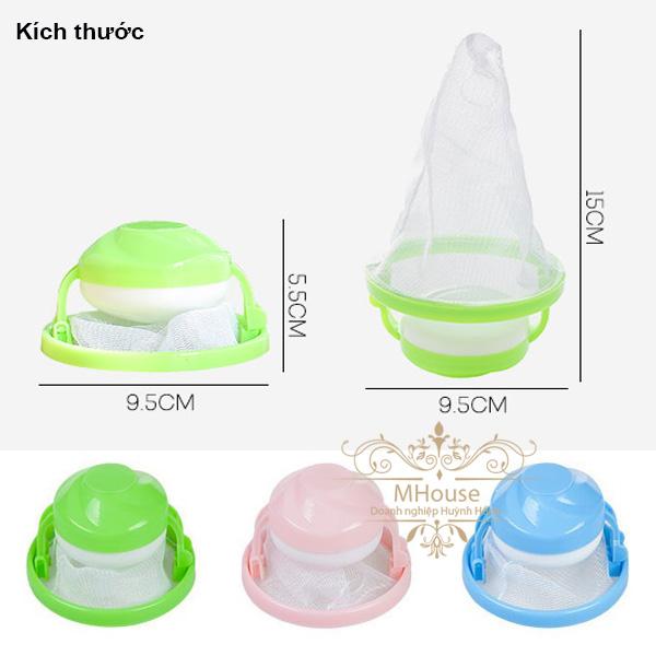 Combo 2 túi lưới giặt quần áo phao lọc cặn bẩn máy giặt bóng giặt túi lưới lọc rác dễ sử dụng độ bền cao