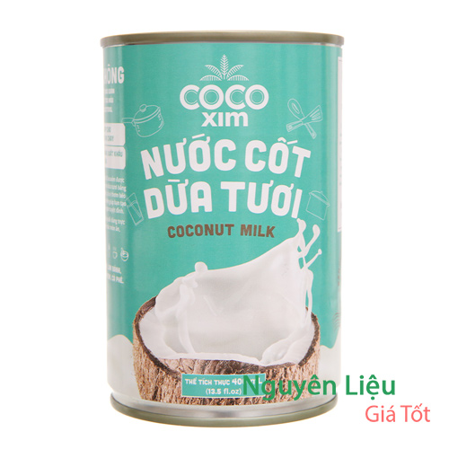 NƯỚC CỐT DỪA TƯƠI COCO XIM - lon 400ml