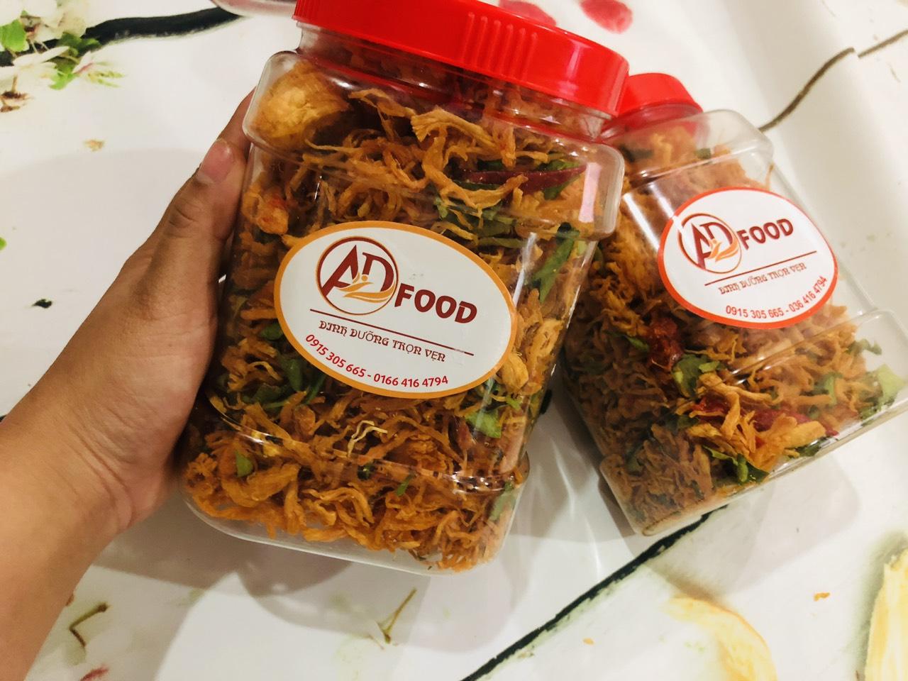1kg gà xé cay lá chanh