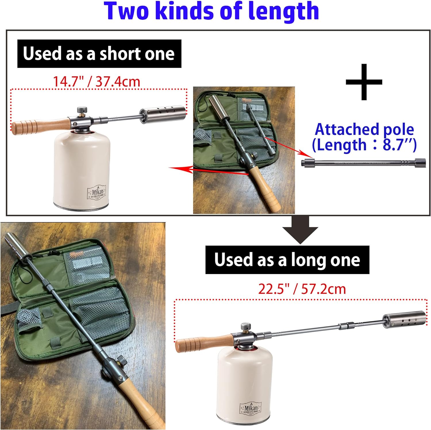 [HCM]Đèn khò gas Campingmoon MT-3955
