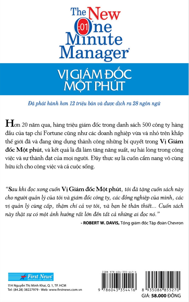 Fahasa - vị giám đốc một phút