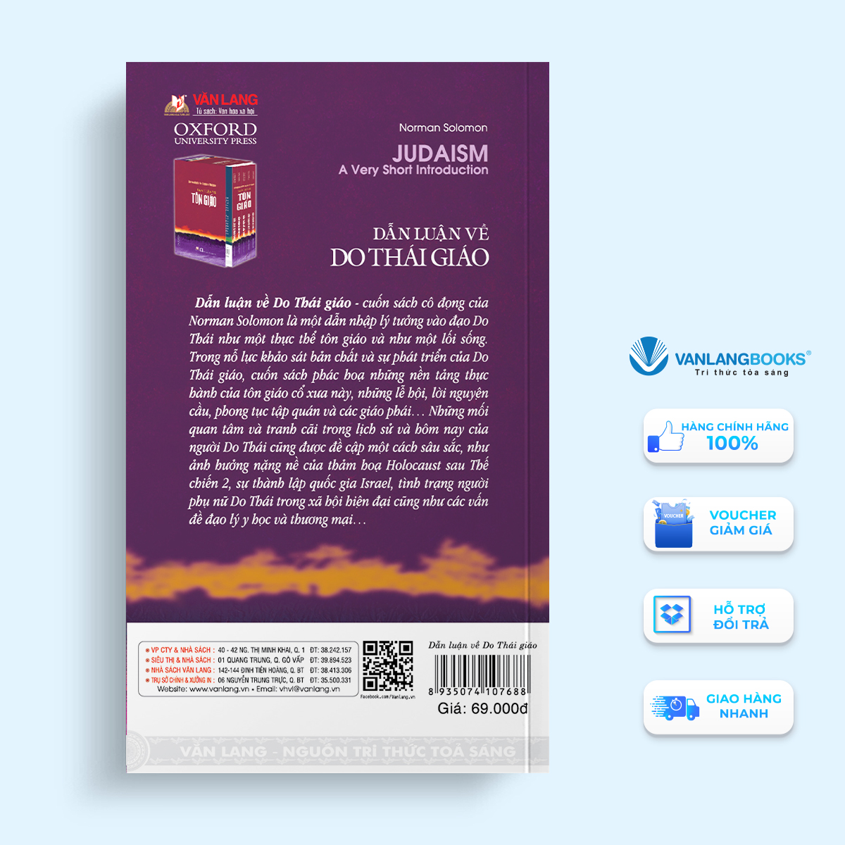 Sách - Dẫn Luận Về Do Thái Giáo-Vanlangbooks