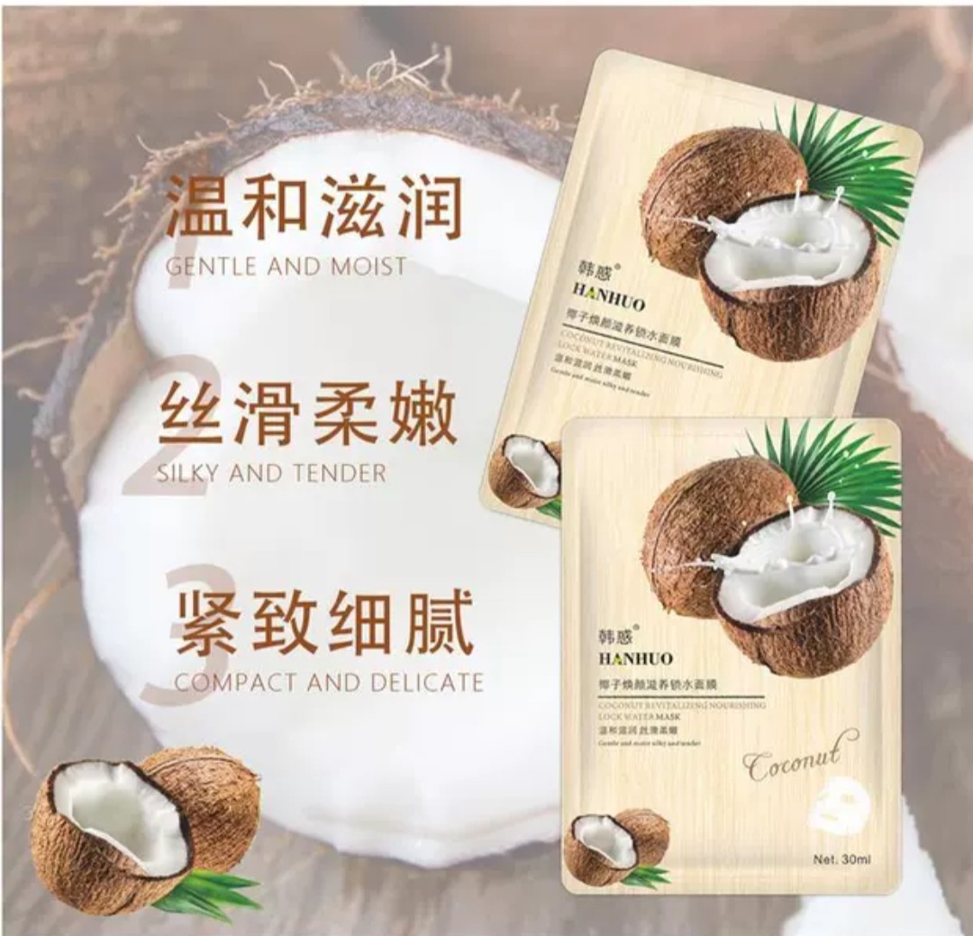 [COMBO 6 miếng] MẶT NẠ TRÁI CÂY DƯỠNG DA HANHUO