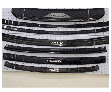 [Hỗ trợ lắp đặt khách Hà Nội] Ốp Chống Trầy Cốp Ngoài Titan Cao Cấp Toyota Vios + Rush + Honda HRV + Honda Crv + Huyndai Santafe+ Mitsubishi Xpander - tặng keo dán