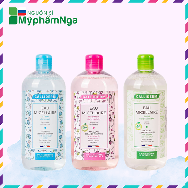 [HCM]Nước Tẩy trang Micellaire CALLIDERM Pháp 500ml