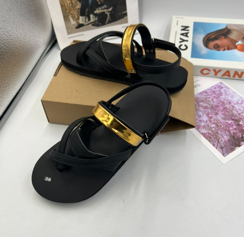 sandal nam nữ A97+bóng vàng