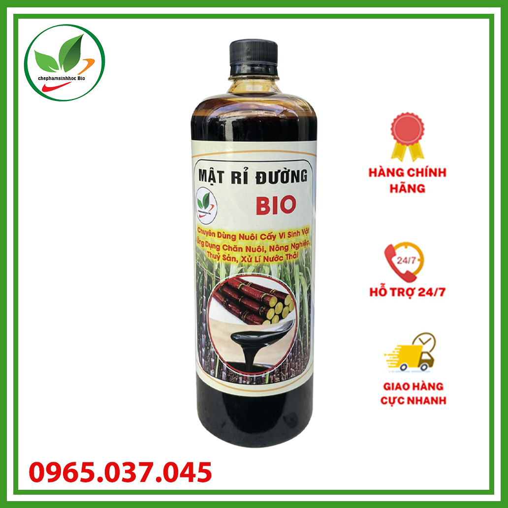 Combo 3 chai. Mật rỉ đường chất lượng cao. Chai 1l