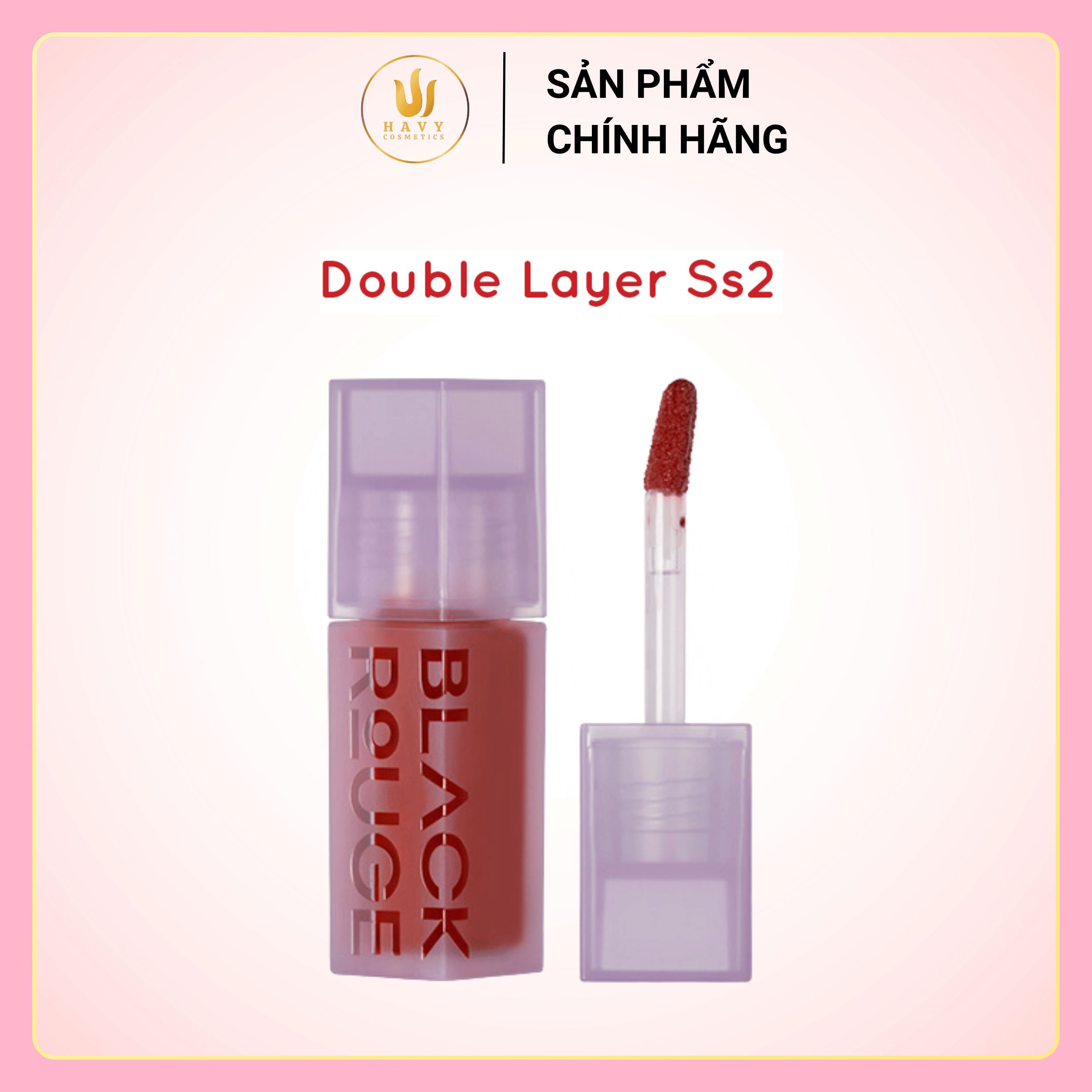 Son Kem Black Rouge Double Layer Over Velvet Ver.2