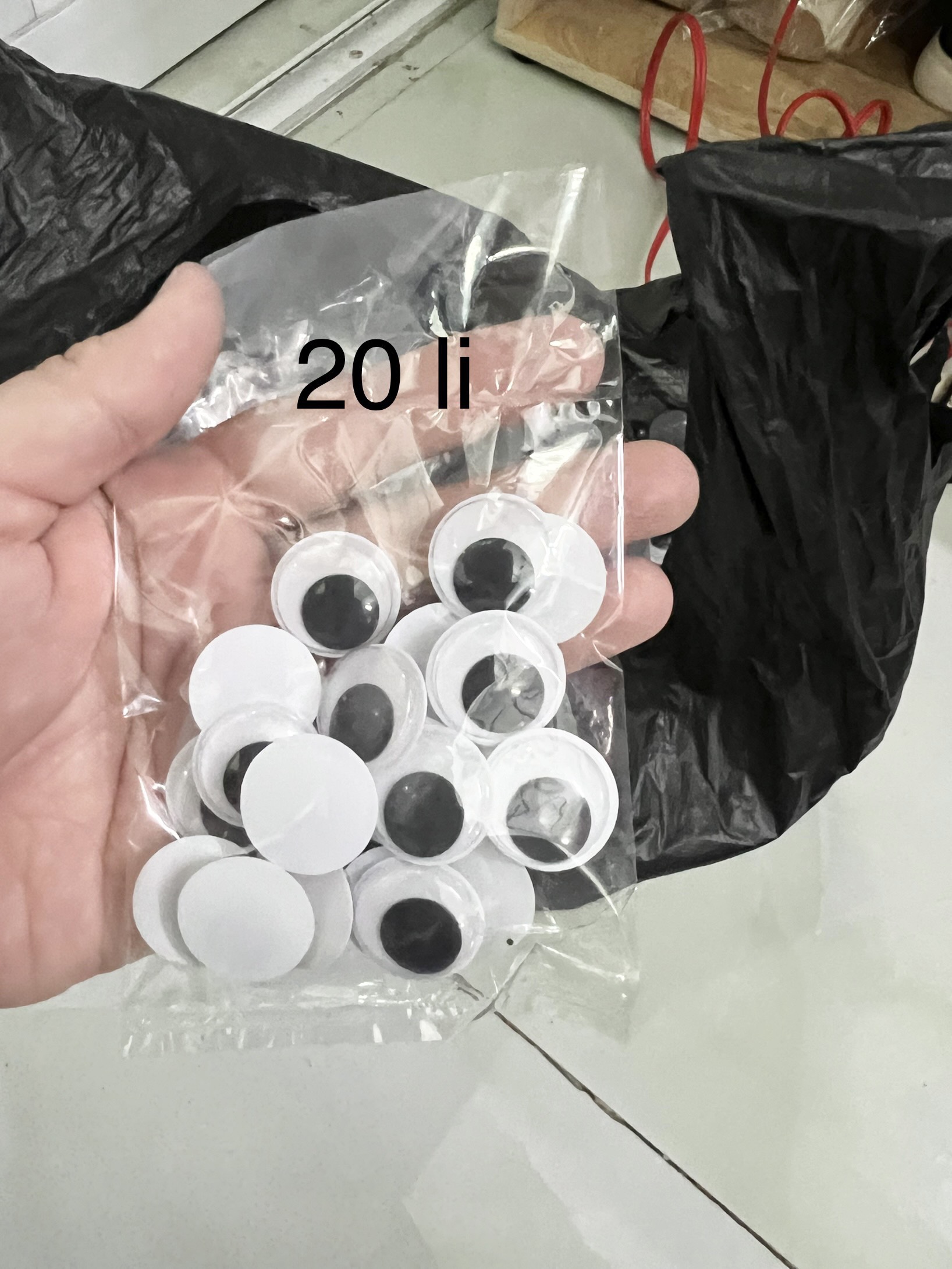 Mắt thú _ Mắt liếc làm handmade